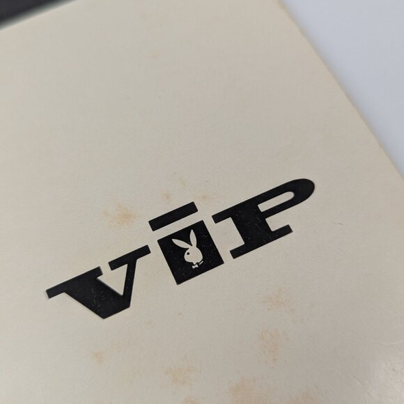 Vintage 1960s Playboy VIP Bunny Logo Blank Notepad Rare Find - Picture 4 of 5